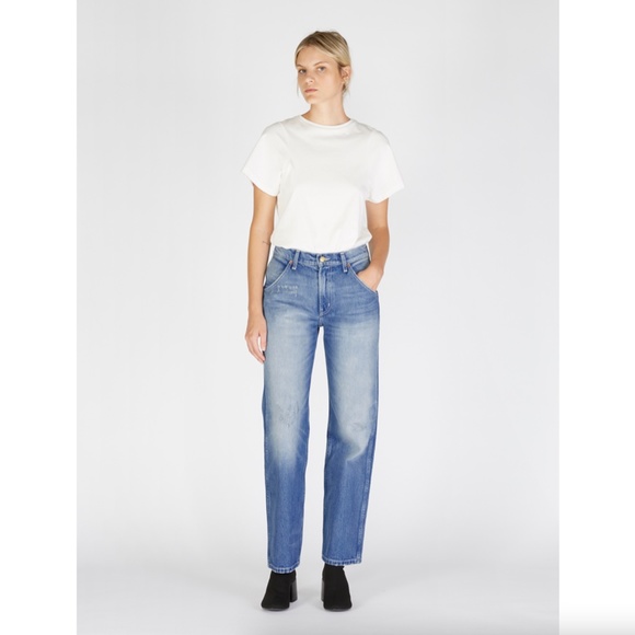 B SIDES Georgia High Straight Jeans - Picture 1 of 13